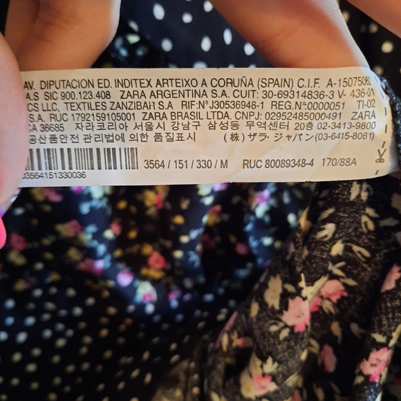 Zara Mini Dress With Contrast Print - Picture 7 of 14